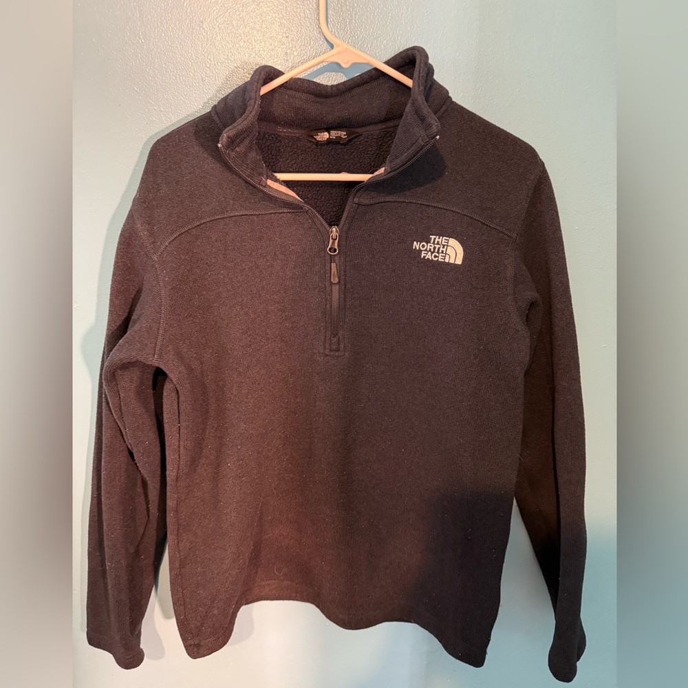The North Face Men's Dark Navy Blue Zip-Up Sweater